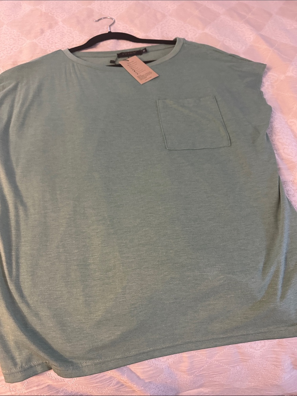 Men's Crewneck Pocket T-Shirt - Sage Green